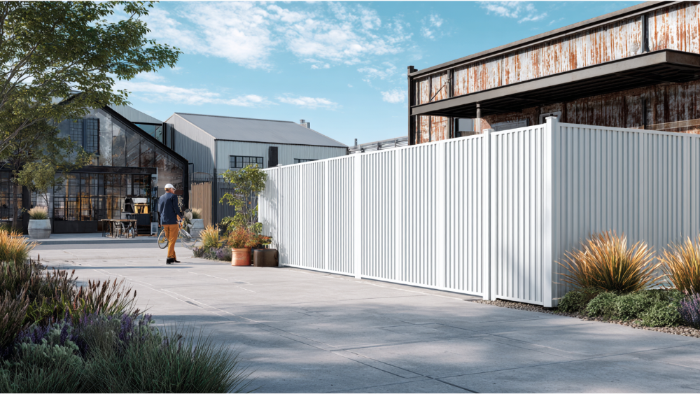 Sheet Metal Fence Applications