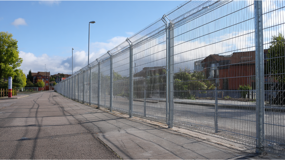 anti climb security fence system design