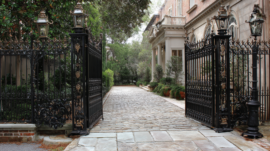 iron fence