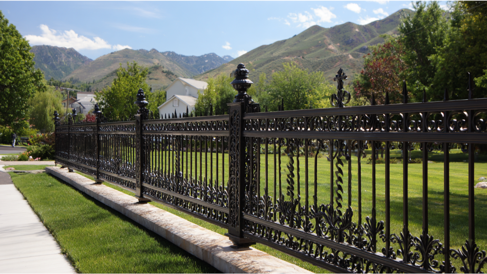 fence on landscape