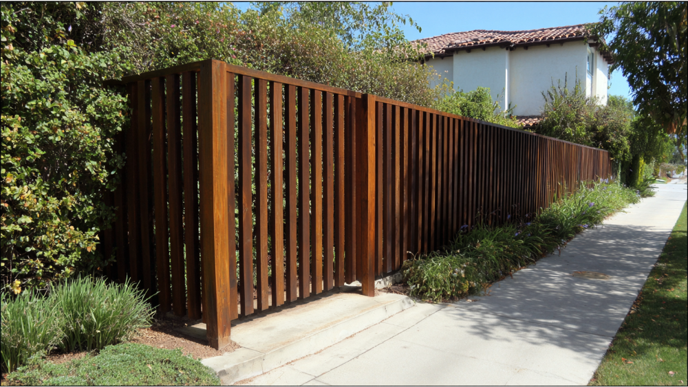 wood fence