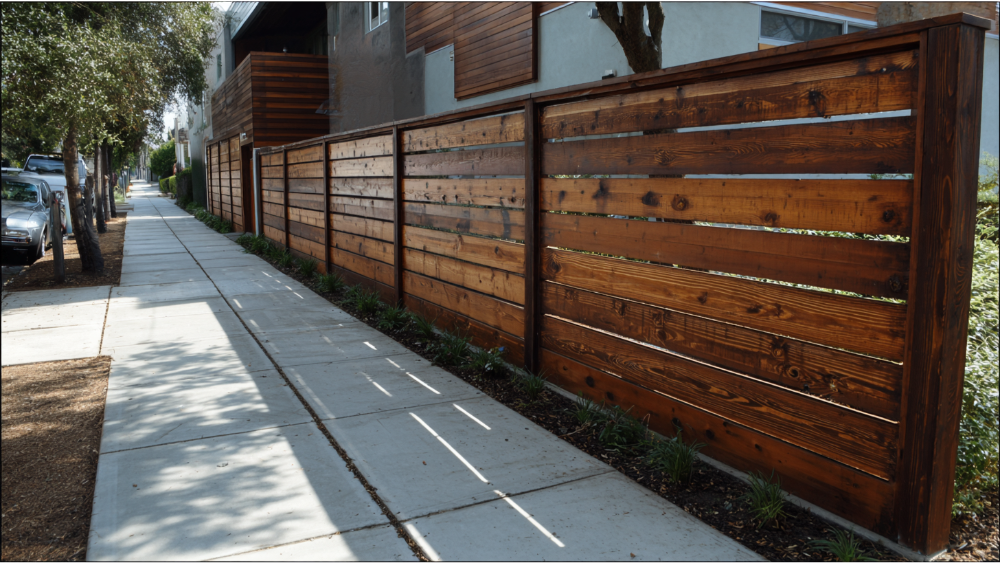 wood fence
