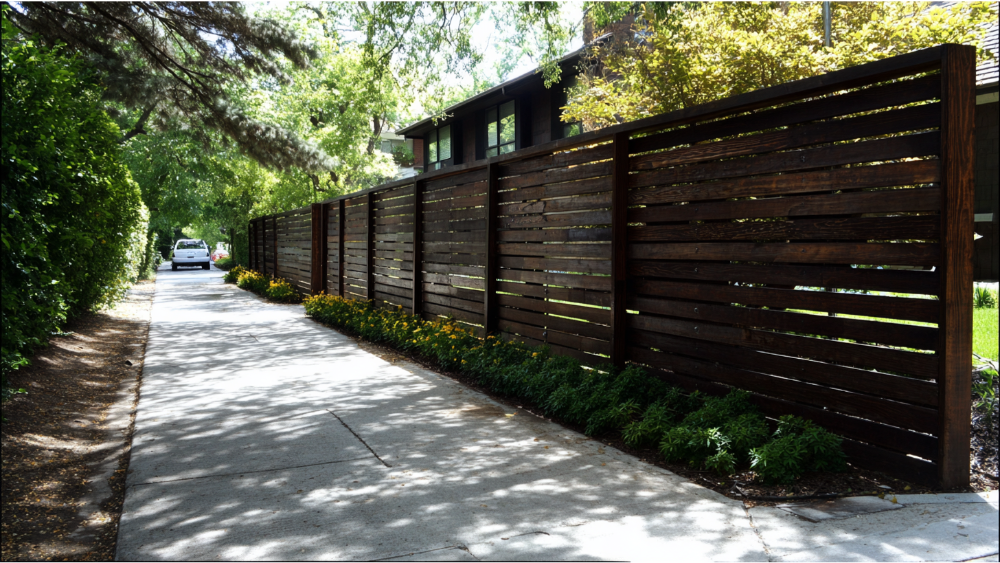 wood fence