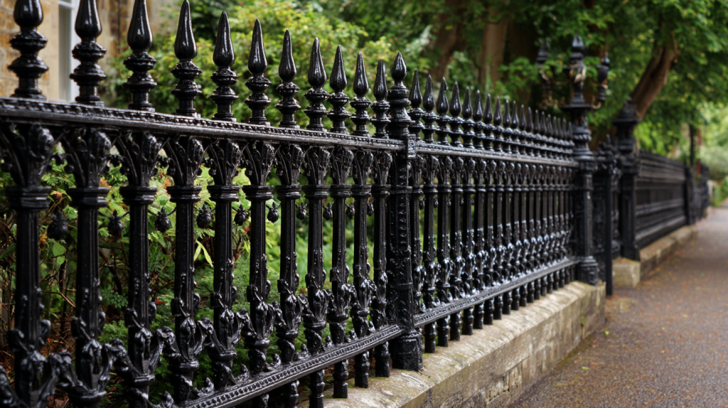 wrought iron fence for home