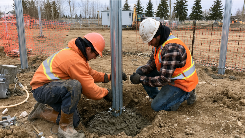 Fence Materials and Post Foundation Requirements