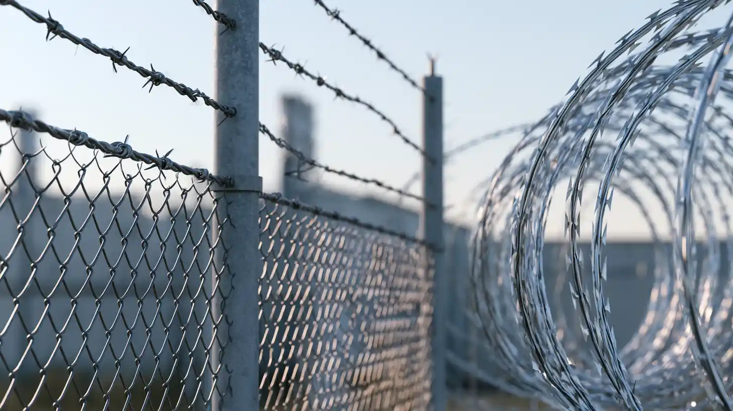 Comparison of barbed wire, razor wire, and concertina wire used for commercial perimeter securit