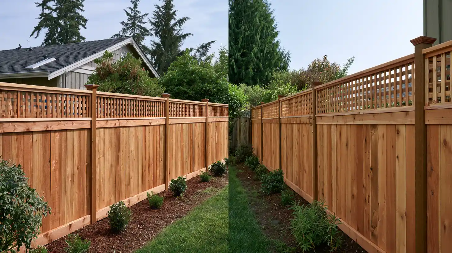 Lattice Topper vs. Full Fence Replacement